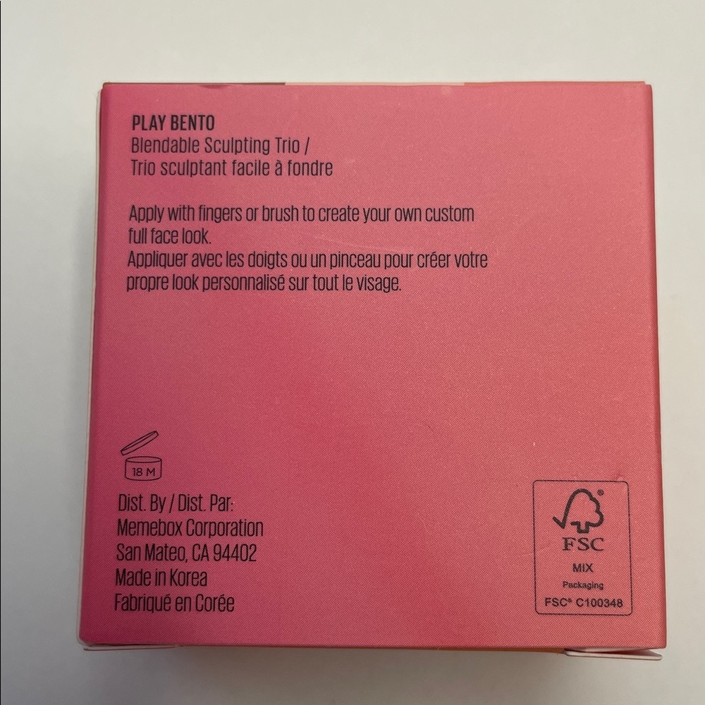 NIB Play Bento Cream Blush Palette - Pink - Picture 4 of 6